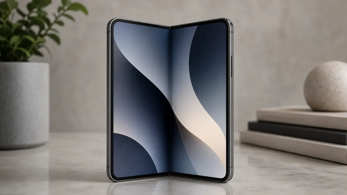 Apple'ın ilk katlanabilir telefonu iPhone Duo ortaya çıktı haberi için görsel