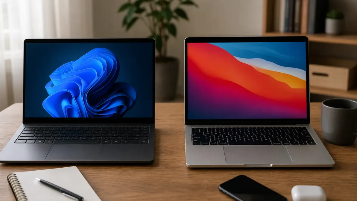 MacBook'tan Windows'a geçişte öne çıkan 5 kritik fark haberi için görsel