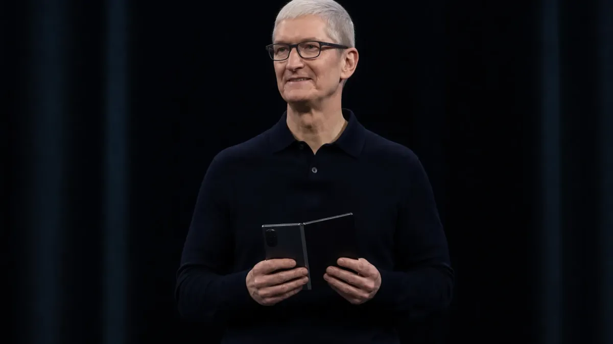Samsung'dan Apple'a yeni reklam göndermesi: sahnede “Tim Cook” var haberi için görsel
