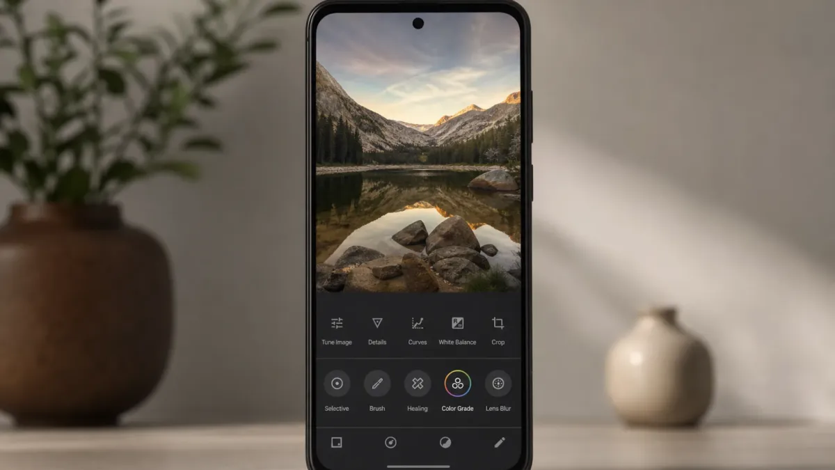 Snapseed'e Color Grade ve araç araması geldi haberi için görsel