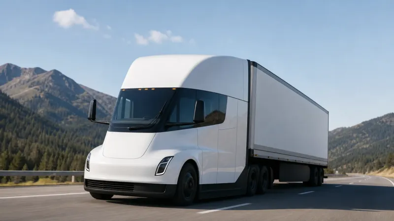 Tesla Semi’nin Avrupa sürümü açıklandı: 550 km menzil haberi için görsel