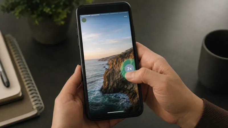 WhatsApp durum videolarına geçici 2x hız kontrolü geliyor haberi için görsel