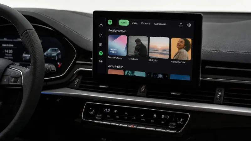 Audi, bazı modellerine telefonsuz Spotify desteği getirdi haberi için görsel